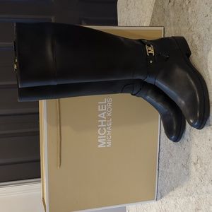 Michael Kors Leather Knee High Boots